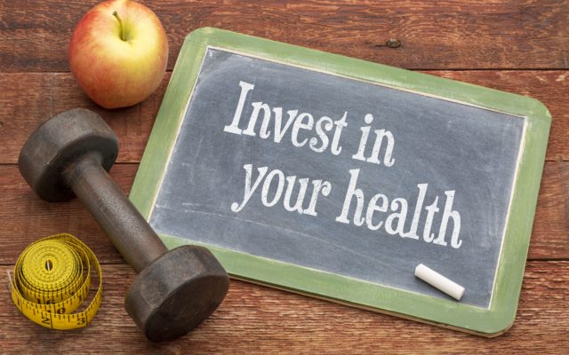 Invest in your health advice on blackboard